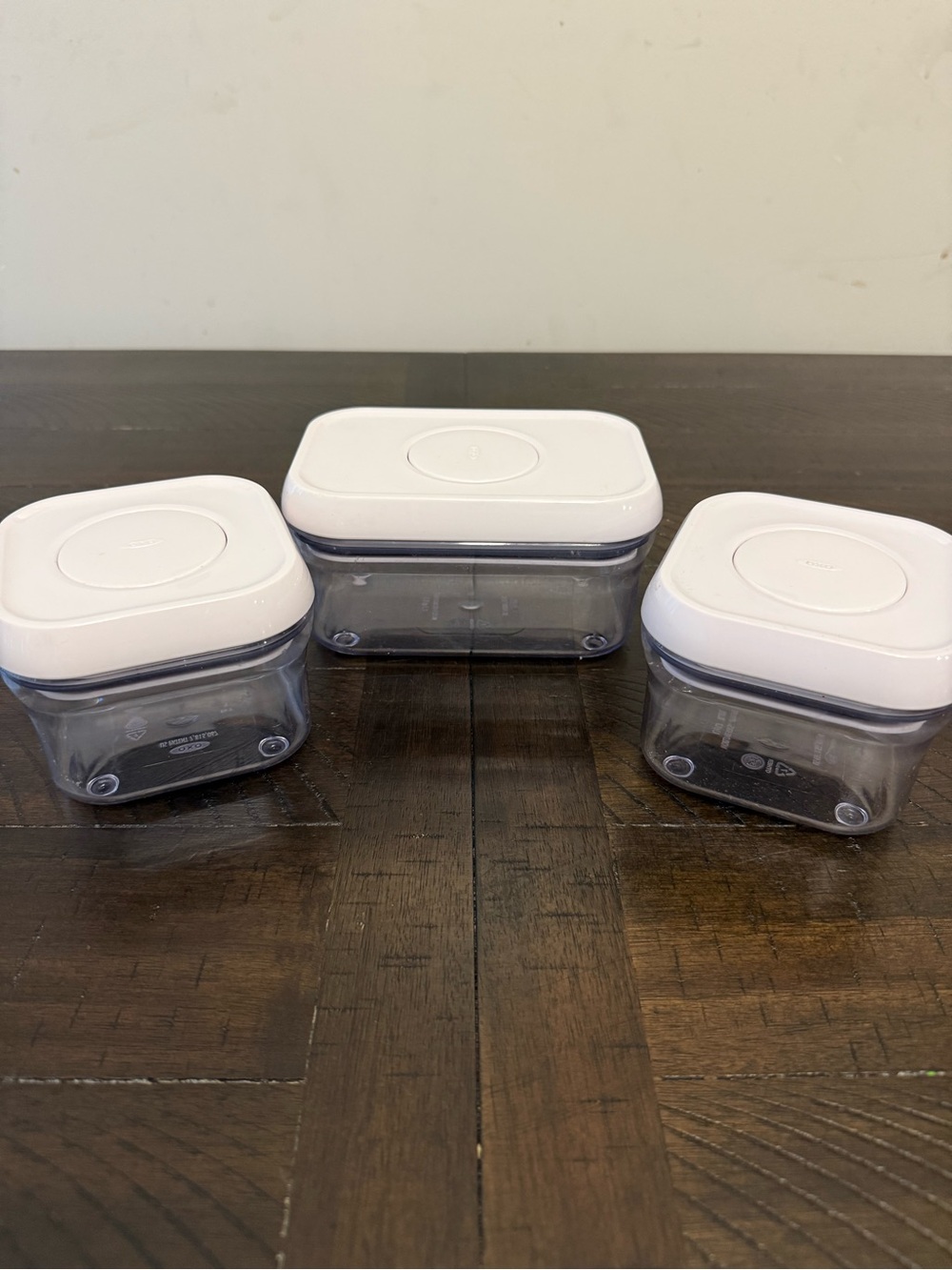 Oxo Good Grips Pop Airtight Food Storage Mini Containers With White Lid (3)